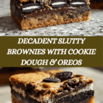 Amazing Slutty Brownies (Cookie Dough): 3 Decadent Layers Recipe