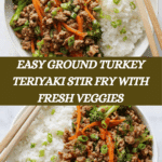 Ground Turkey Teriyaki Stir Fry Recipe