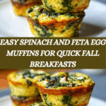 Quick & Healthy Egg Muffins with Spinach and Feta Recipe