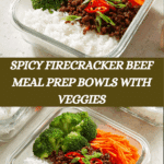 Firecracker Beef Meal Prep Bowls Recipe