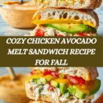 Chicken Avocado Melt Sandwich Recipe