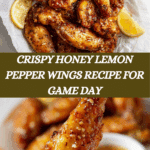 Honey Lemon Pepper Wings Recipe