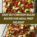 BLT Chicken Salad for Meal Prep Recipe