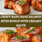 Bang Bang Salmon Bites Bowls Recipe