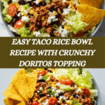 Taco Rice Bowl with Doritos Recipe