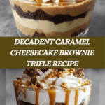 Caramel Cheesecake Brownie Trifle Delight Recipe