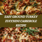 Ground Turkey Zucchini Casserole Recipe