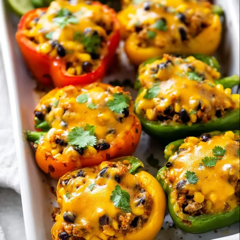 Quick and Easy Taco Stuffed Peppers Recipe