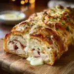 Chicken Cordon Bleu Stromboli Recipe