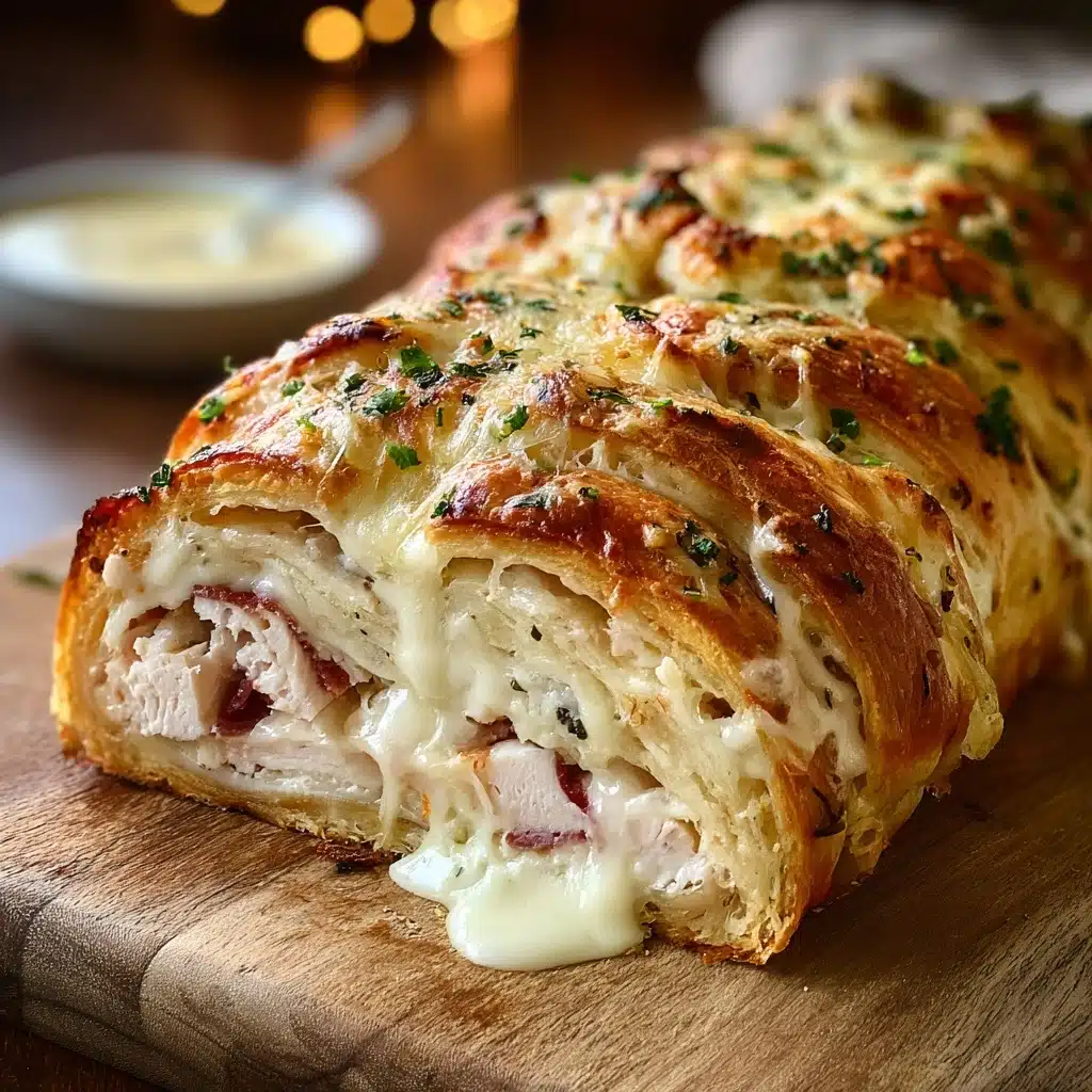 Chicken Cordon Bleu Stromboli Recipe