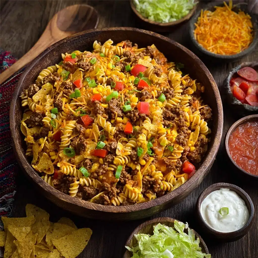 Taco Pasta Salad Recipe - Recipe Image