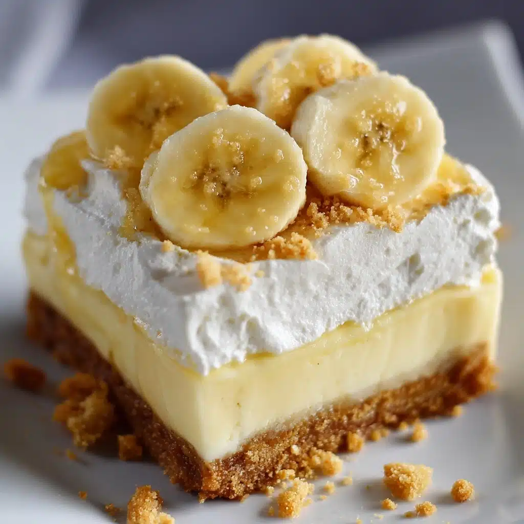 Banana Pudding Cheesecake Bars Recipe - Recipe Image