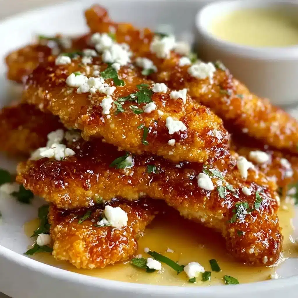 Crispy Hot Honey Feta Chicken Recipe