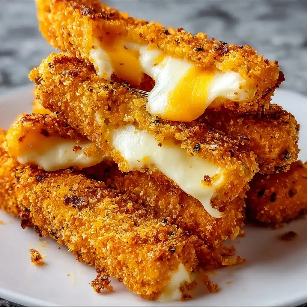 Deep-Fried Buffalo Chicken Bacon Cheese Sticks Recipe - Recipe Image