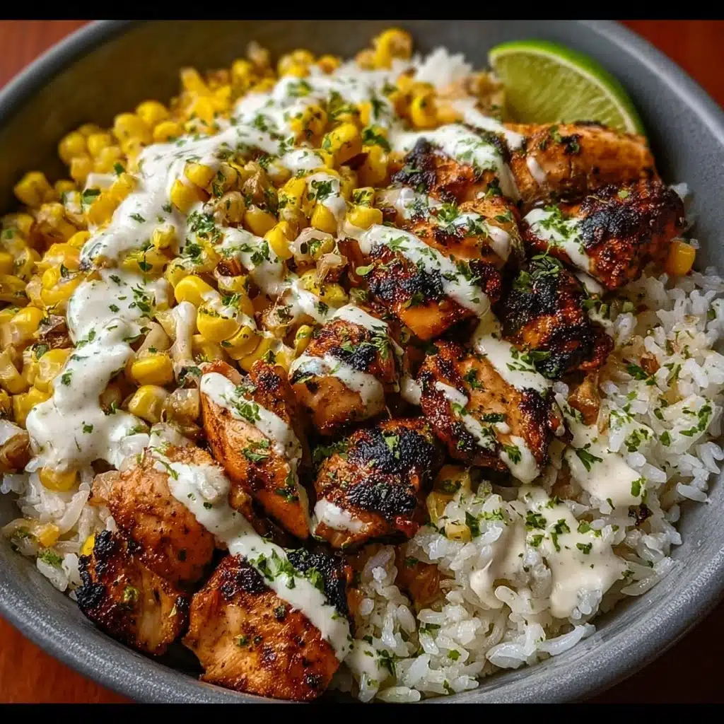 Street Corn Chicken Rice Bowl Recipe - Recipe Image