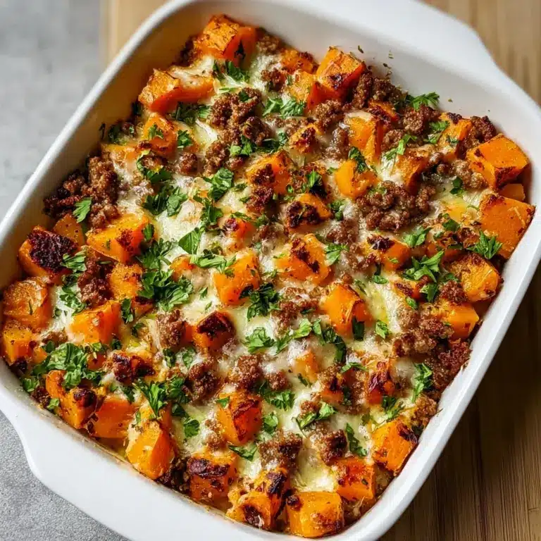 Ground Turkey Sweet Potato Bake