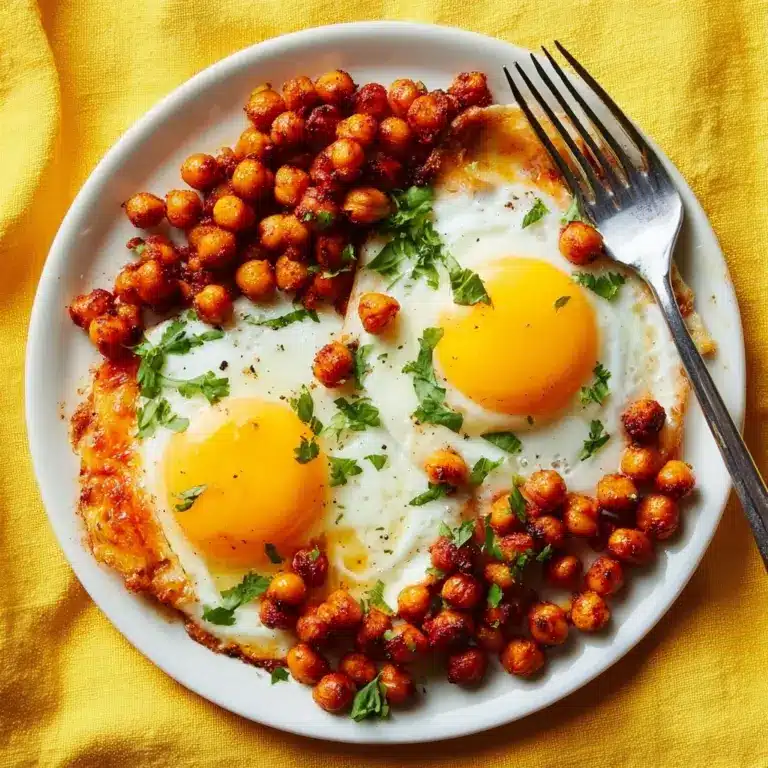 Chickpea Fried Eggs Recipe
