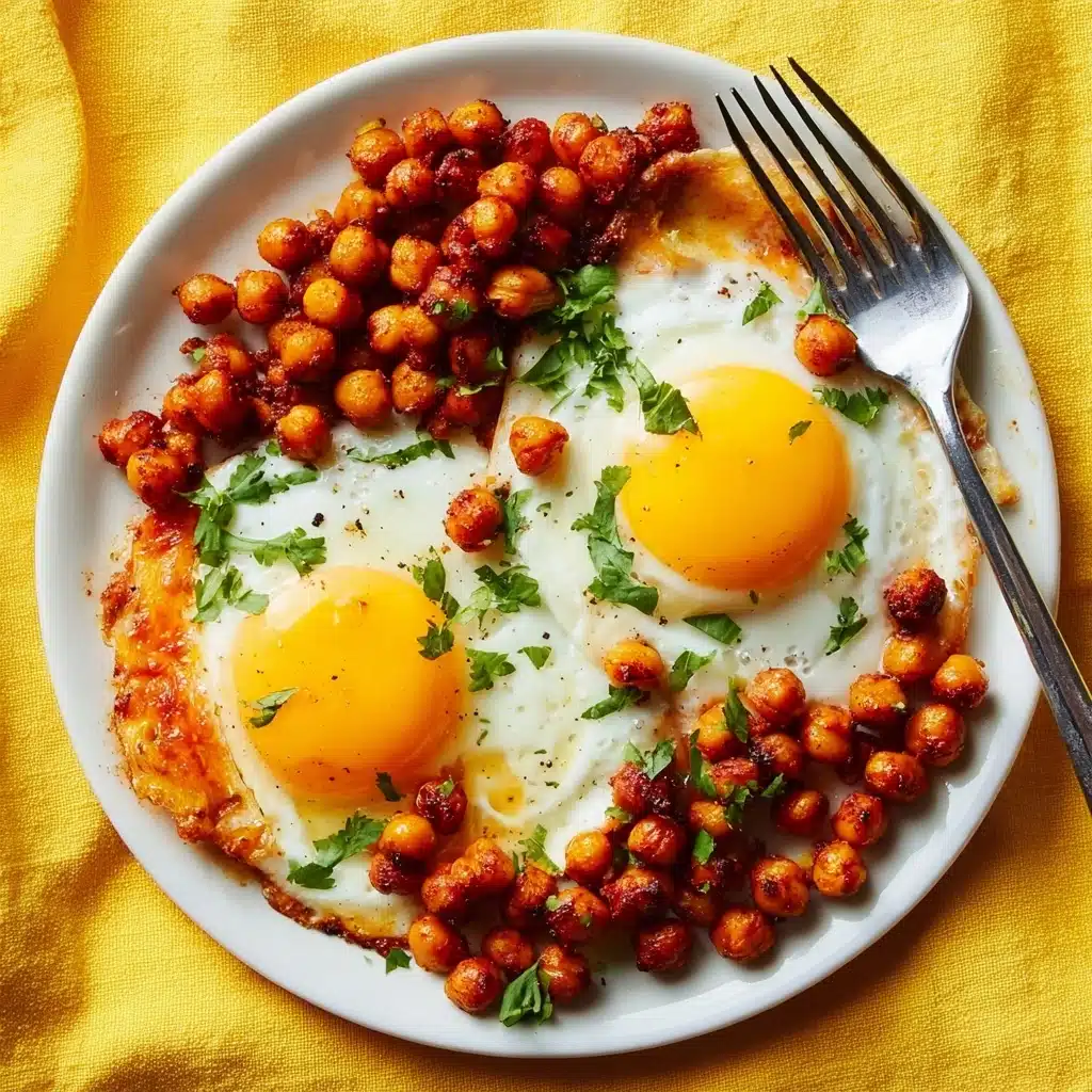 Chickpea Fried Eggs Recipe