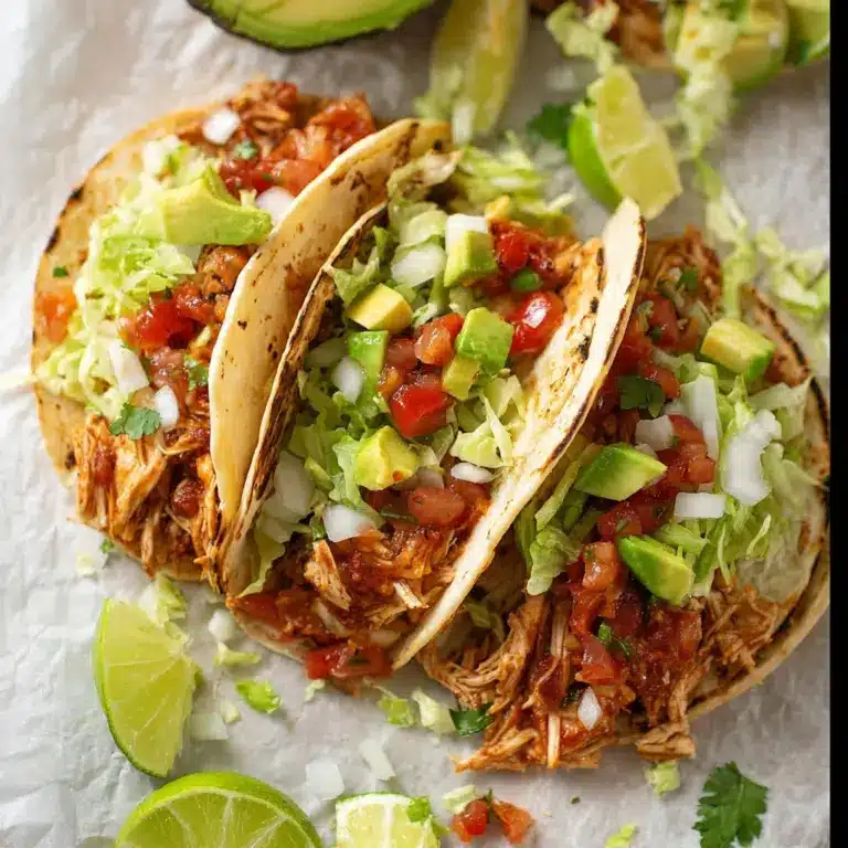 Slow Cooker Chicken Tacos (No Salsa) Recipe