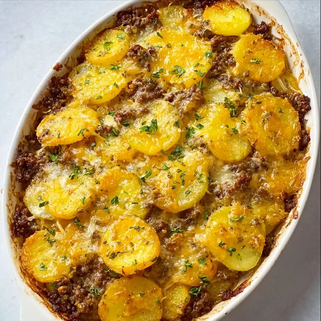 Cheesy Ground Beef and Potatoes
- Recipe Image