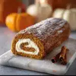 Fall Pumpkin Spice Roll Cake Recipe