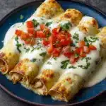 Baked Cream Cheese Chicken Taquitos Recipe