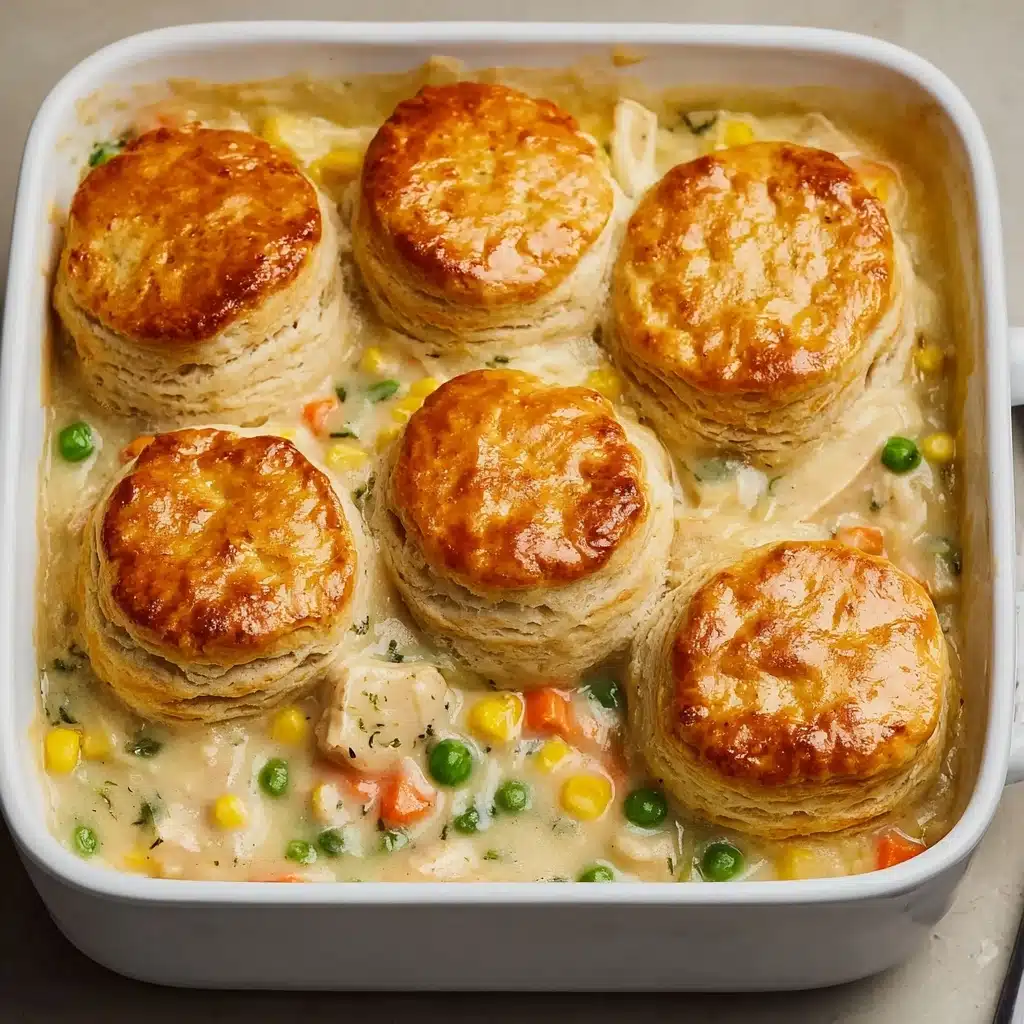 Easy Homemade Chicken Pot Pie Casserole Recipe - Recipe Image