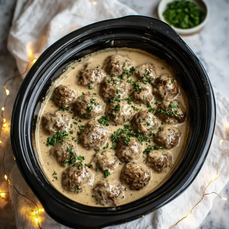 Crockpot Swedish Meatballs Recipe