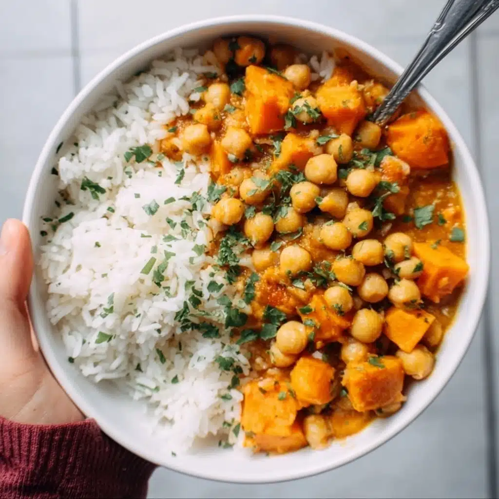 Sweet Potato and Chickpea Curry Recipe - Recipe Image
