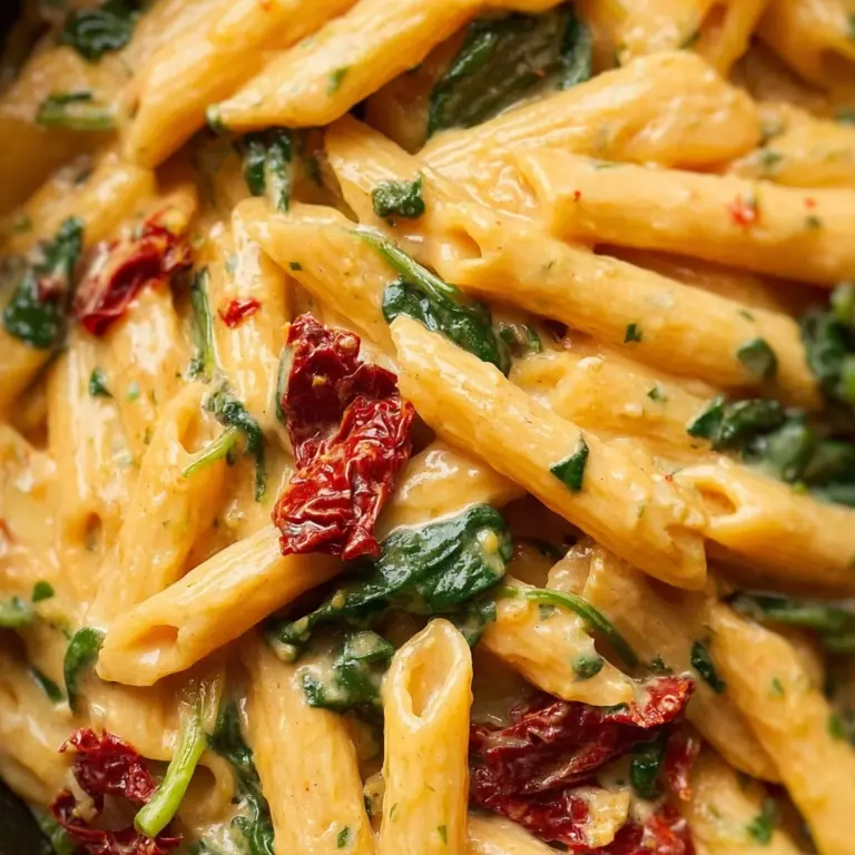 One-Pot Spinach Tomato Pasta Recipe