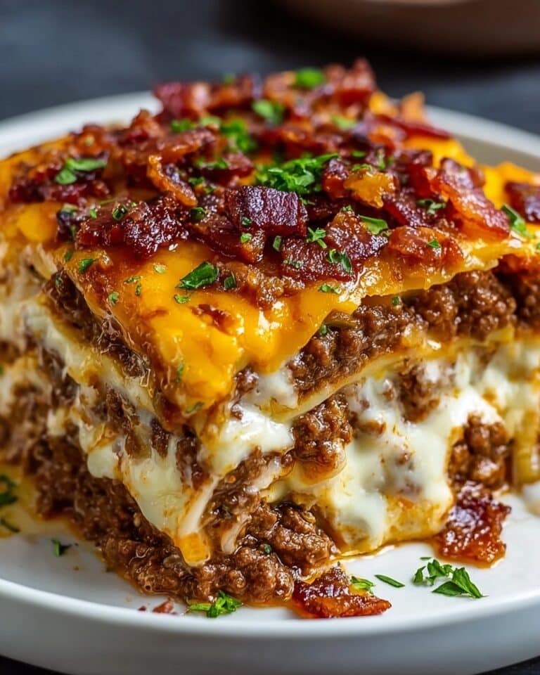 Cheesy Loaded Meatloaf Casserole Recipe
