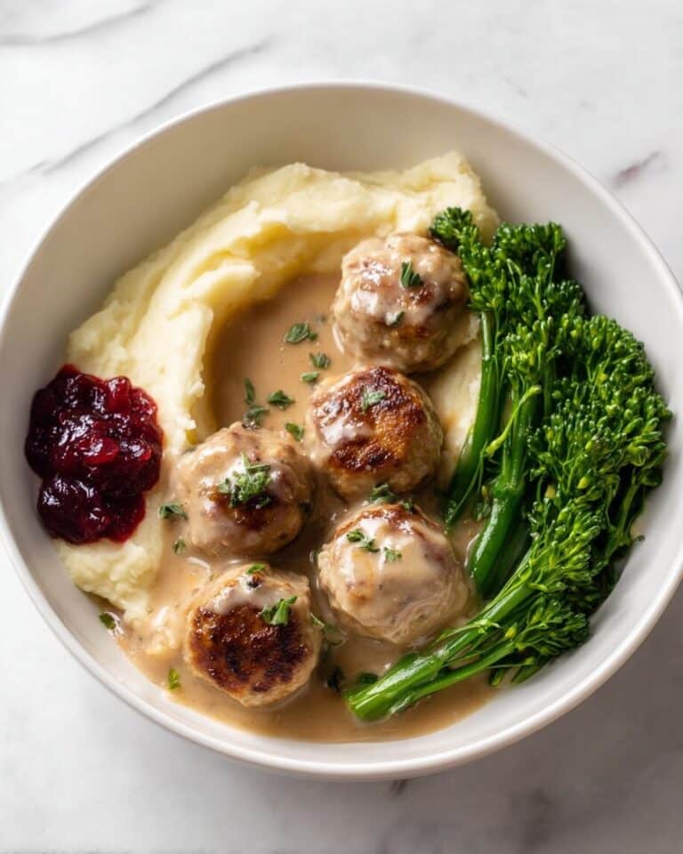 Swedish Meatballs with Creamy Sauce Recipe