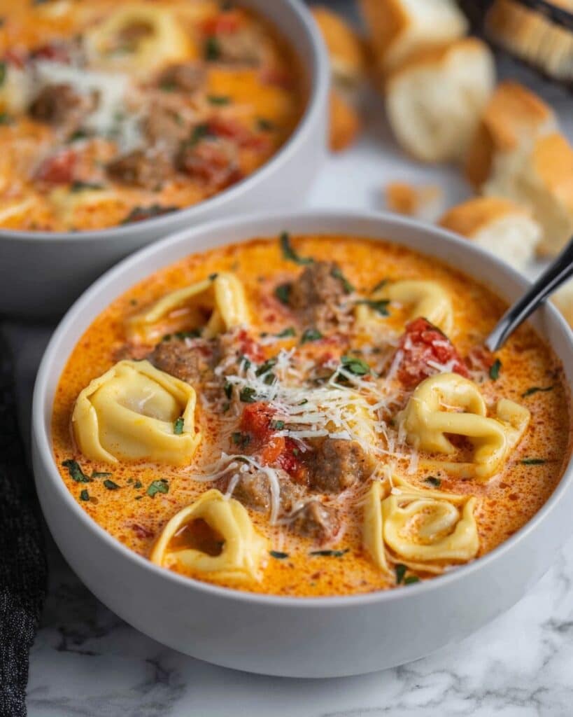 Sausage and Tortellini Soup Recipe