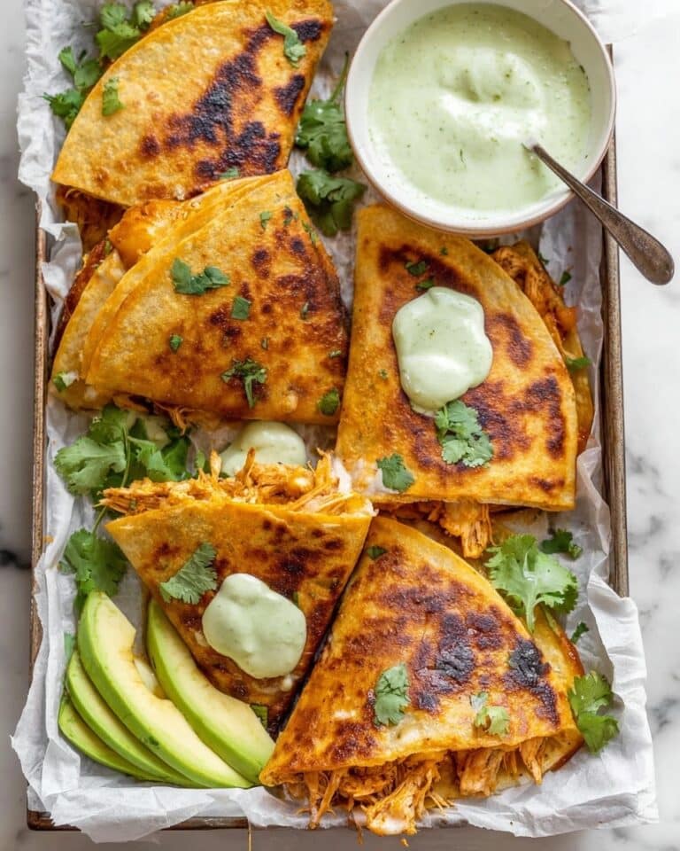 Buffalo Chicken Tacos with Creamy Jalapeño Sauce Recipe