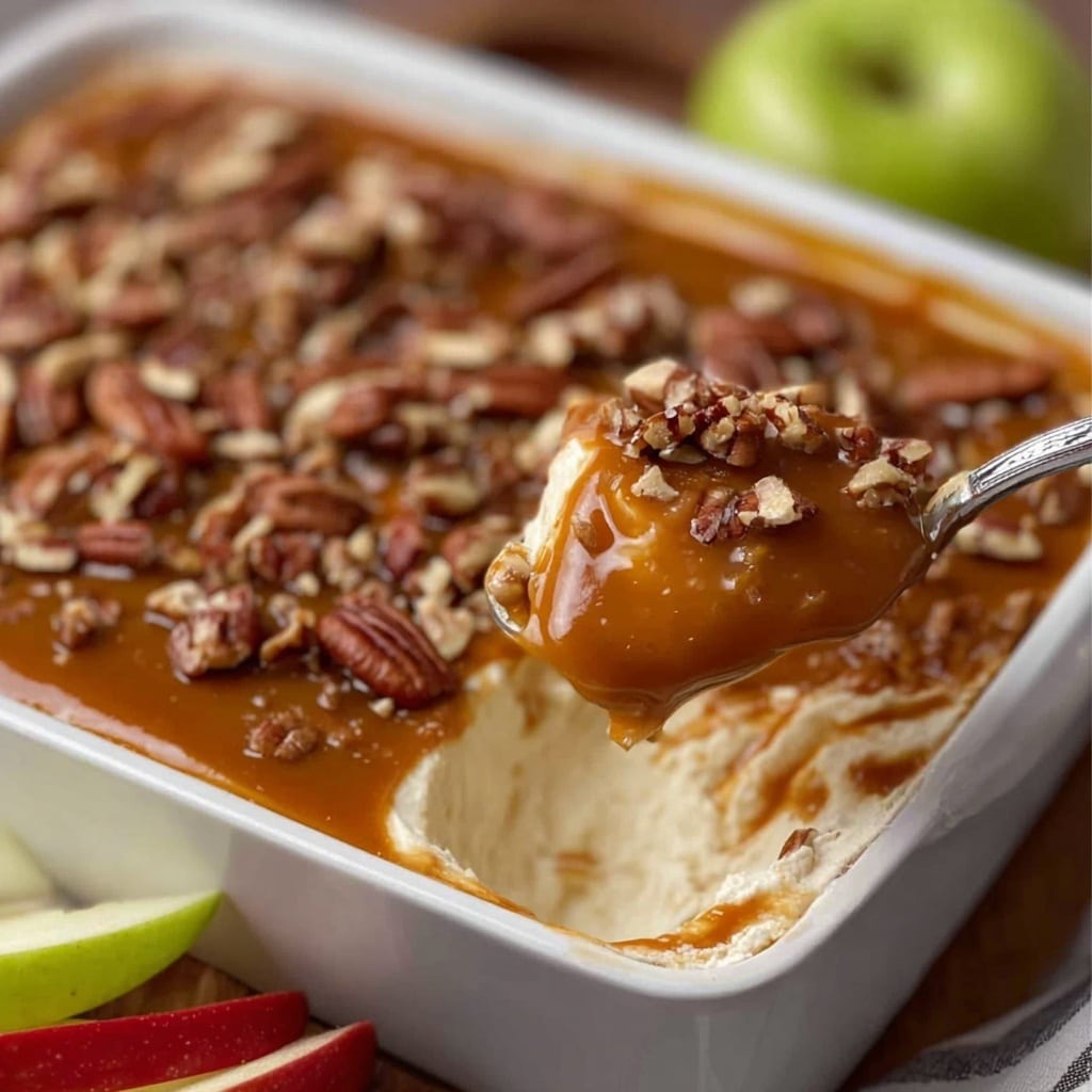 Easy Caramel Apple Cheesecake Dip Recipe