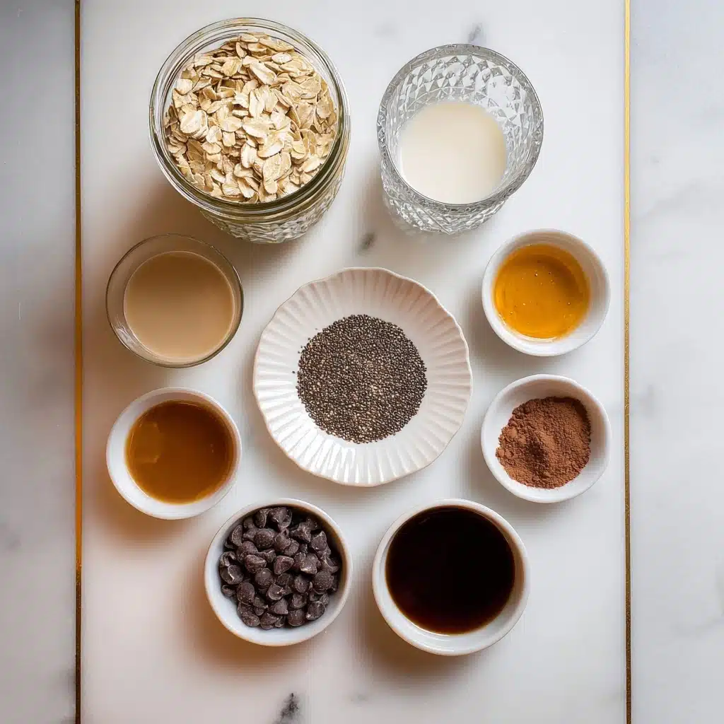 Brownie Batter Overnight Oats Recipe - Recipe Image