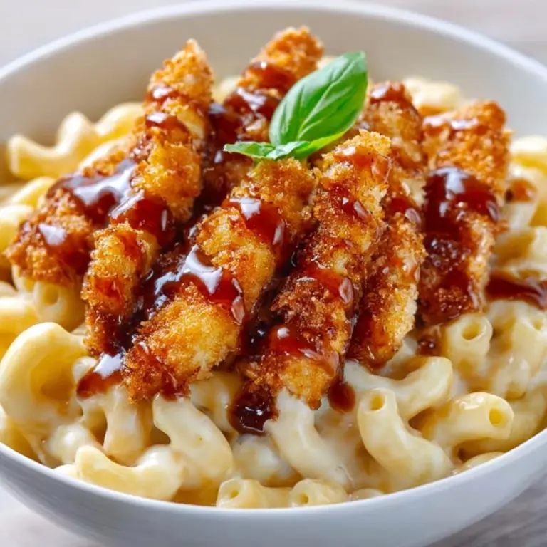 Creamy Honey Pepper Chicken Mac and Cheese Recipe