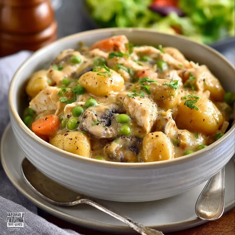 One Pot Gnocchi Chicken Pot Pie Recipe