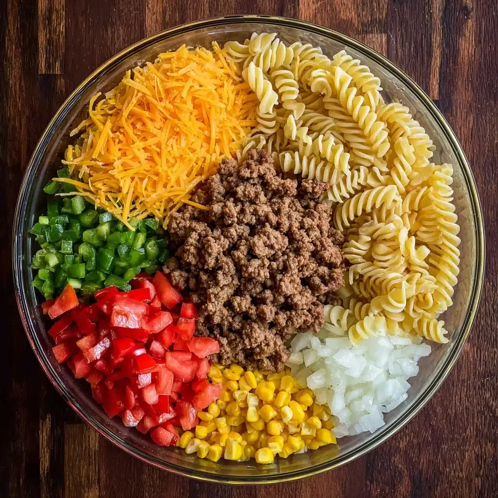 Taco Pasta Salad Recipe - Recipe Image