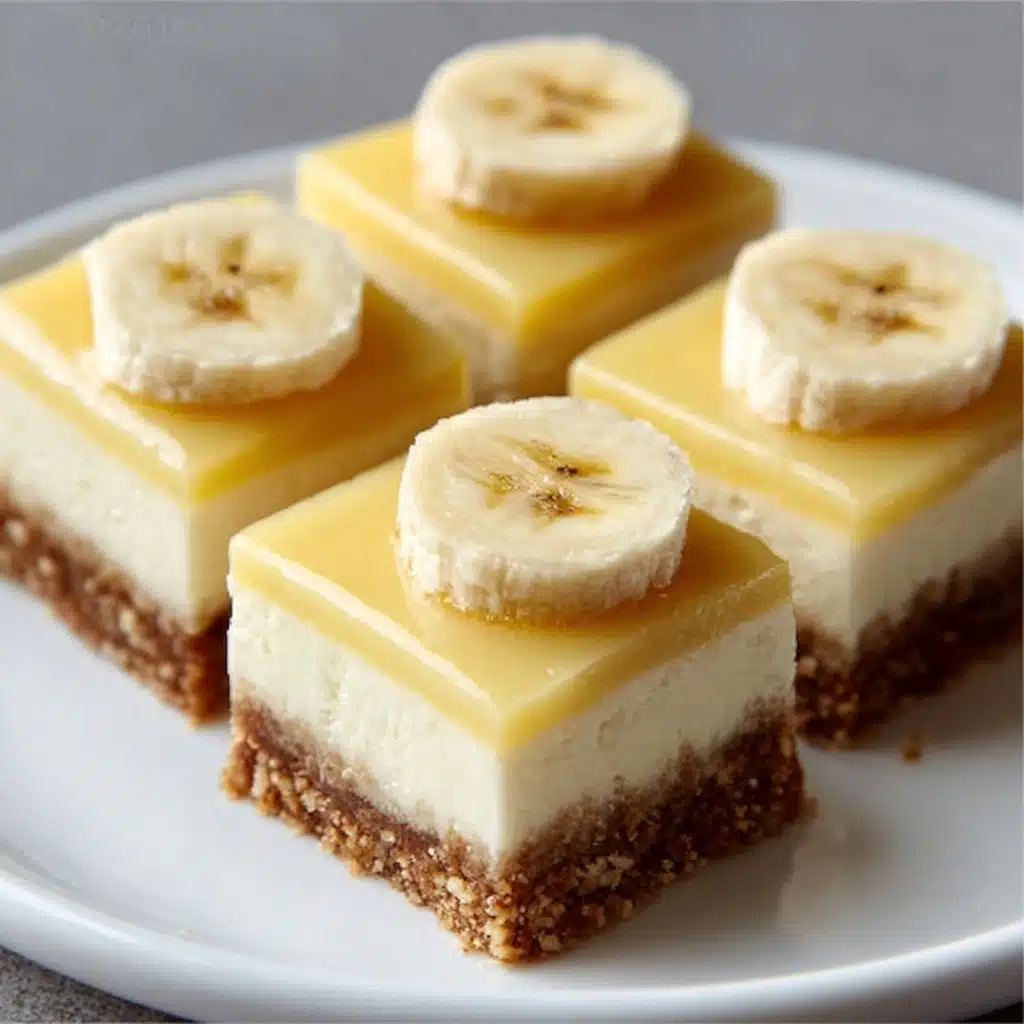 Banana Pudding Cheesecake Bars Recipe - Recipe Image
