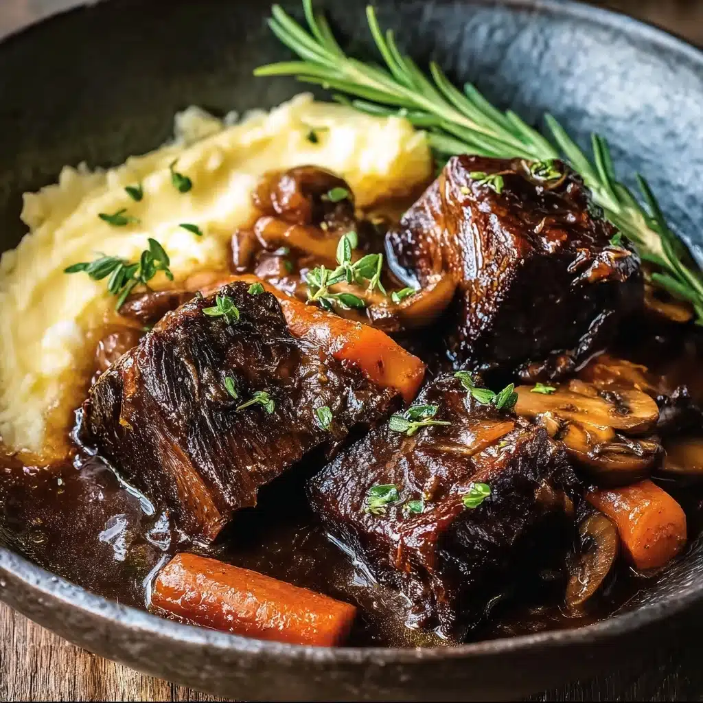 Super Tender Crockpot Beef Short Ribs Recipe - Recipe Image