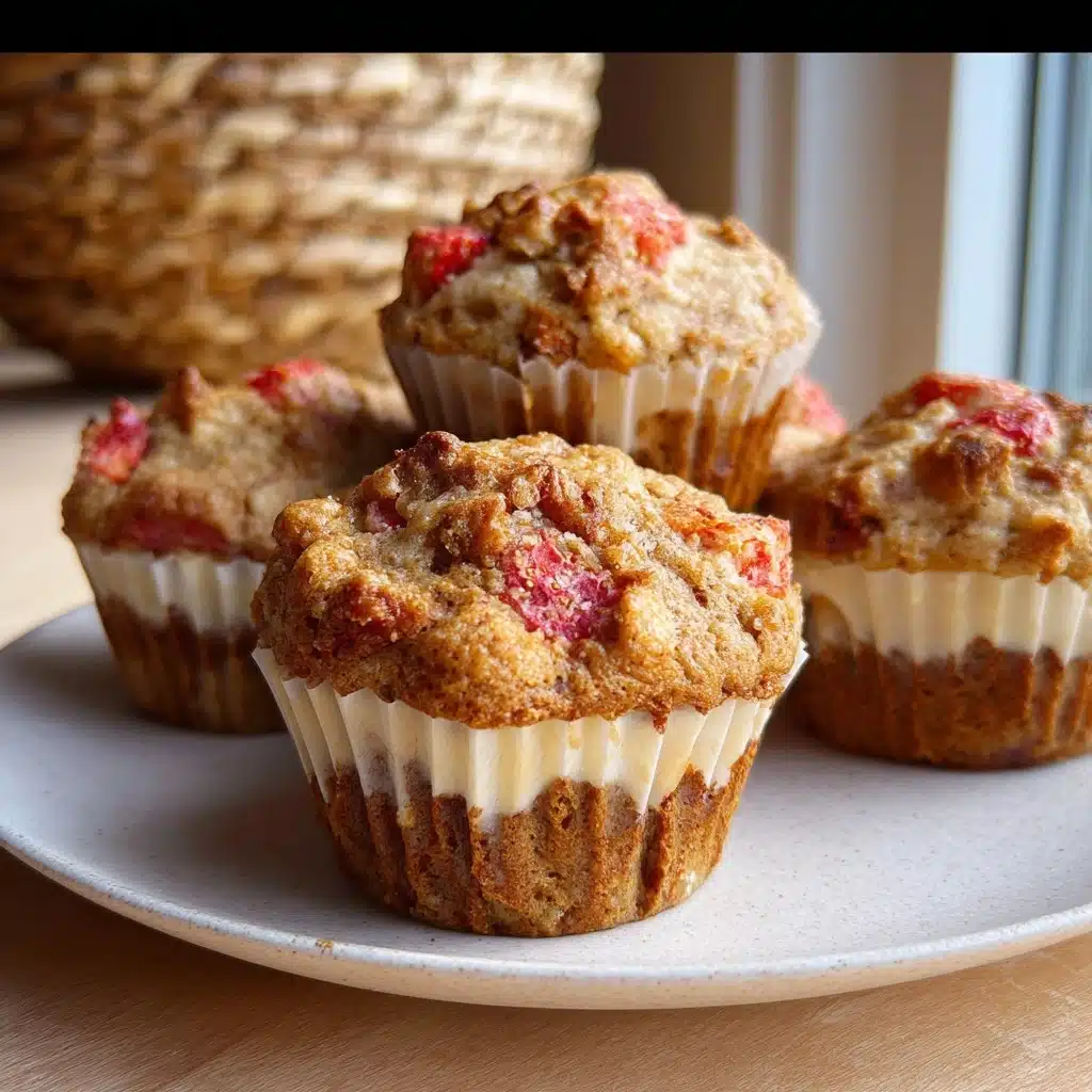 Vegan and Gluten-Free Strawberries & Cream Dream Muffins Recipe - Recipe Image