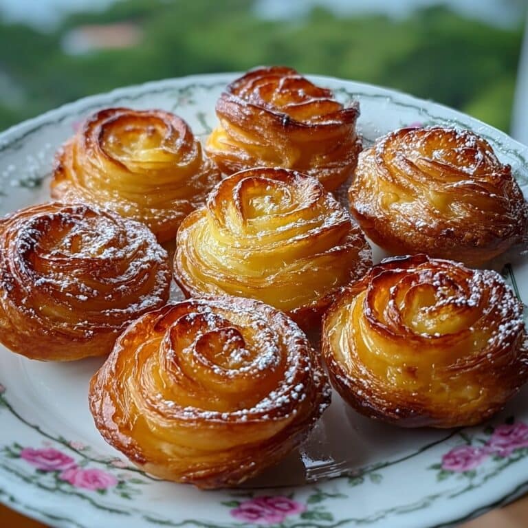 Peach Pie Cruffins Recipe
