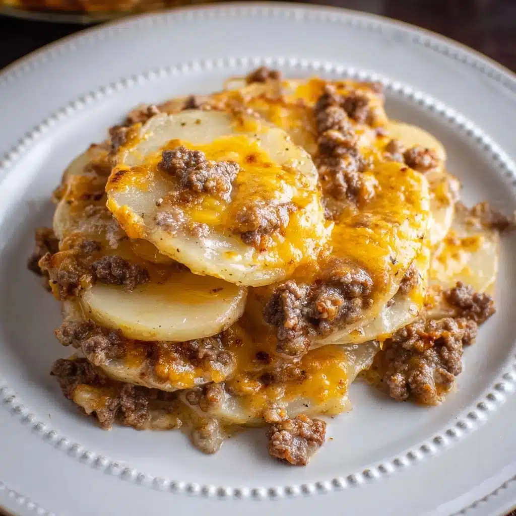 Crockpot Hamburger Potato Casserole Recipe - Recipe Image