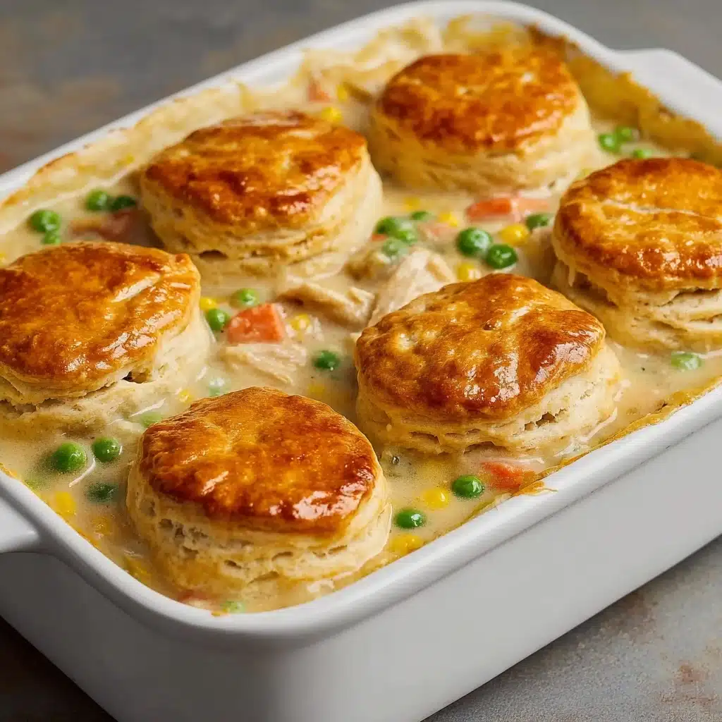 Easy Homemade Chicken Pot Pie Casserole Recipe - Recipe Image
