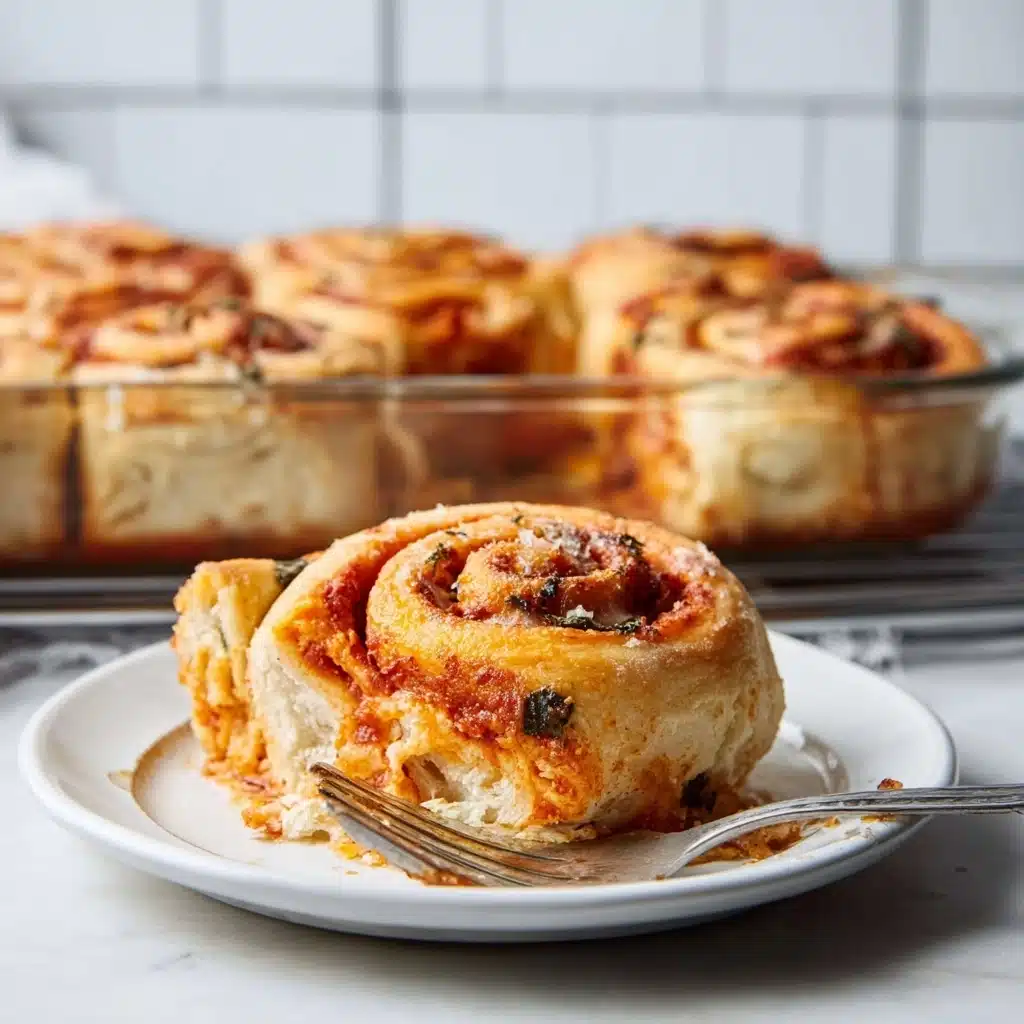 Vegan Caramelized Onion & Spinach Pizza Rolls Recipe - Recipe Image