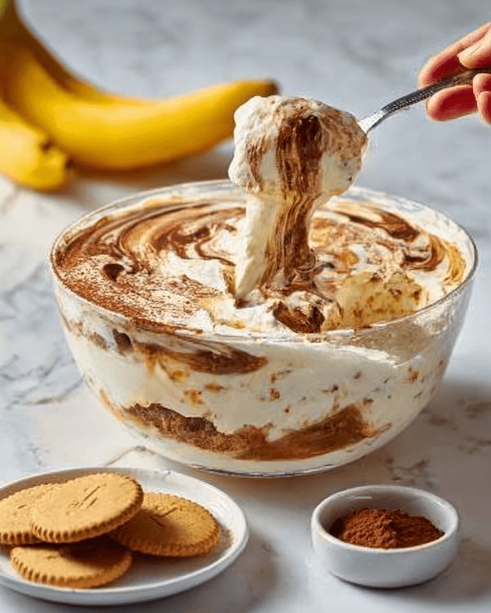 A top-down view shows two cream-colored pots side by side against a white marble background. The left pot contains a single layer of vibrant, steamed broccoli florets in shades of bright and deep green, tightly packed with visible stalks and tree-like tops. The right pot shows a cooked mixture with three distinct layers: at the bottom, a brown base of finely crumbled ground beef, followed by visible small chunks of translucent white onions, and topped with scattered orange strips of bell pepper, all slightly glossy from cooking juices. photo taken with an iphone --v 7.0