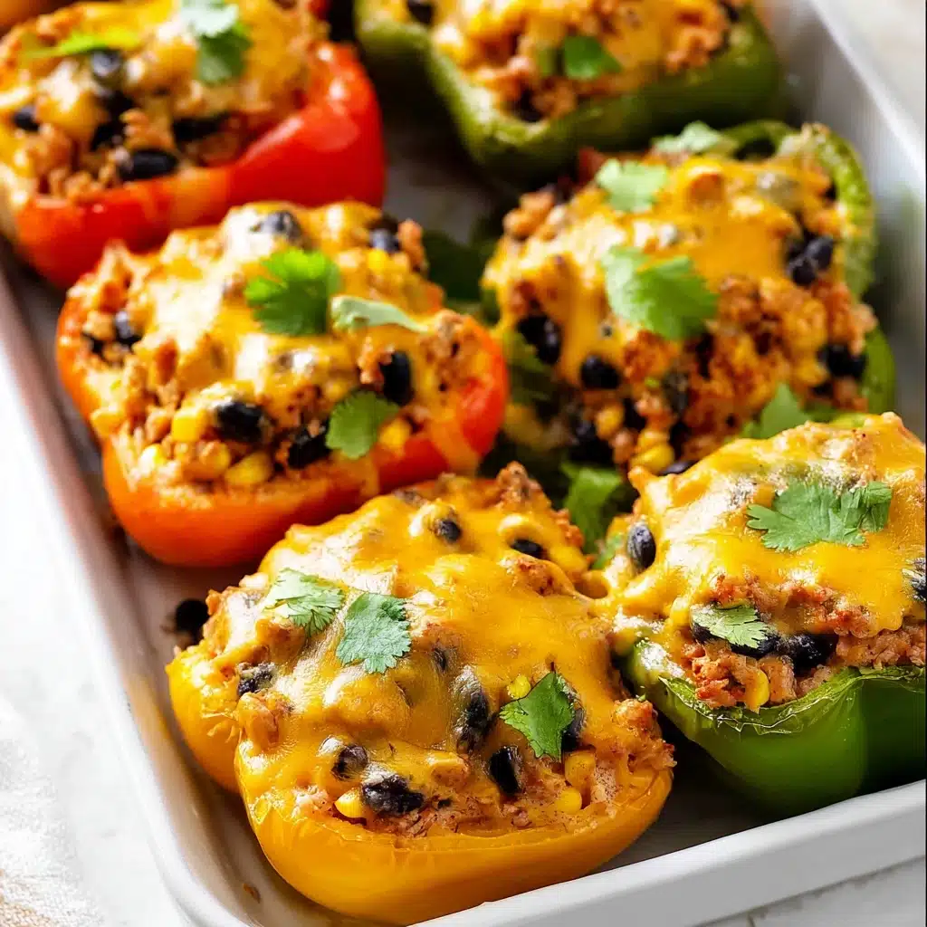 Quick and Easy Taco Stuffed Peppers Recipe - Recipe Image