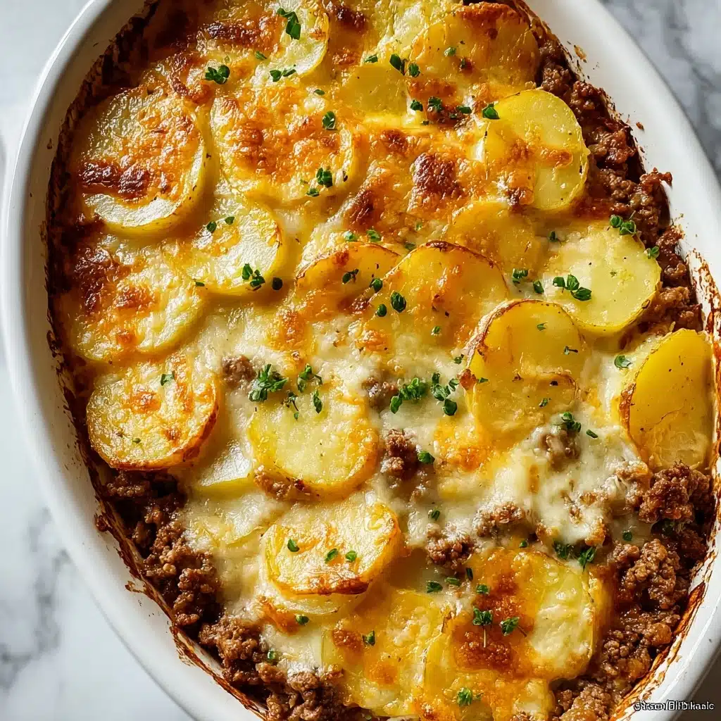 Hobo Casserole with Ground Beef & Potatoes Recipe - Recipe Image
