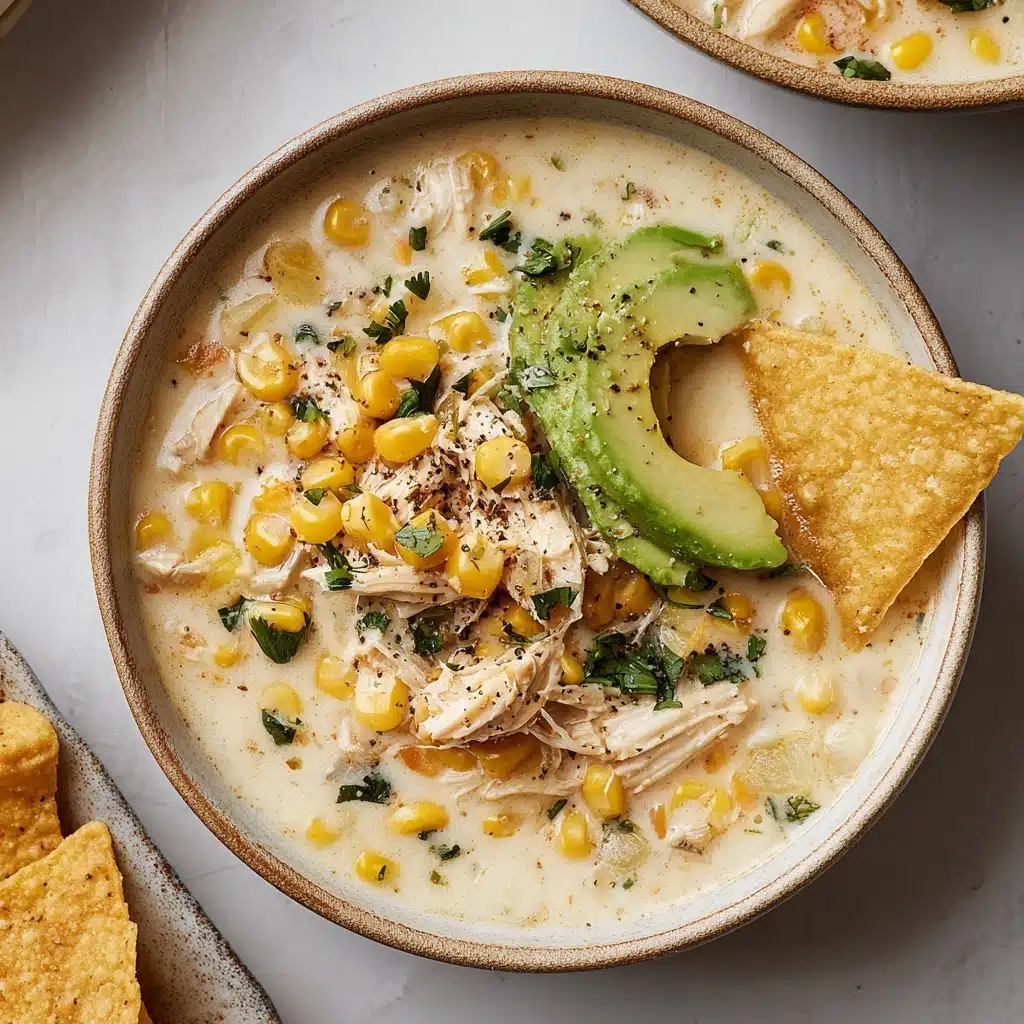 Mexican Street Corn White Chicken Chili Recipe - Recipe Image